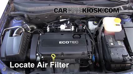 2008 Saturn Astra XR 1.8L 4 Cyl. (4 Door) Air Filter (Engine) Replace